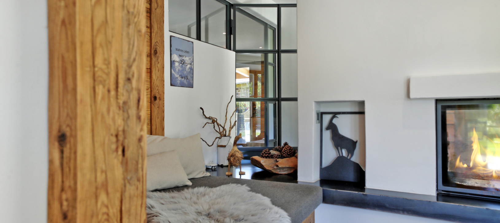 Ansicht einer Landhausvilla in Reit im Winkl.