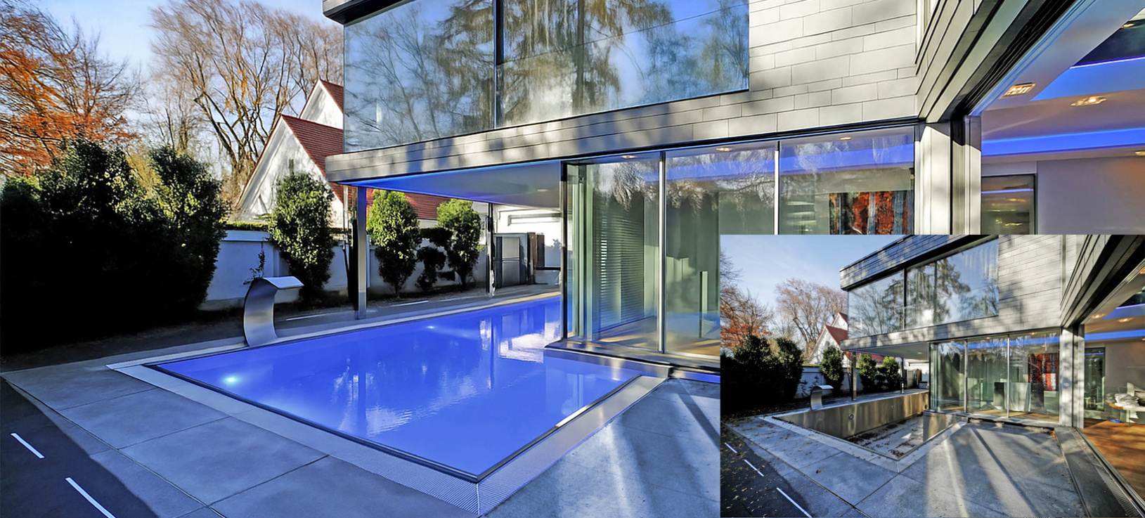 Bildbearbeitung einer Immobilie