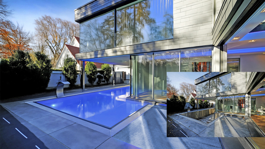 Bildbearbeitung einer Immobilie