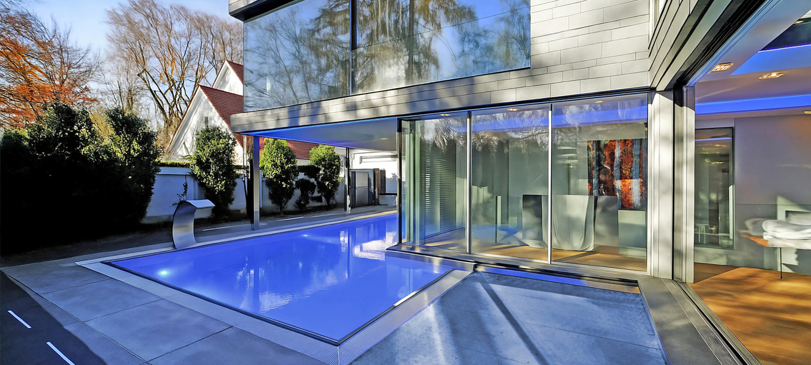 Foto einer Architektenvilla bei München