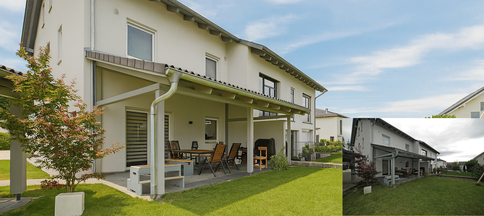 Ein Foto mit Sonnenschein bearbeitet