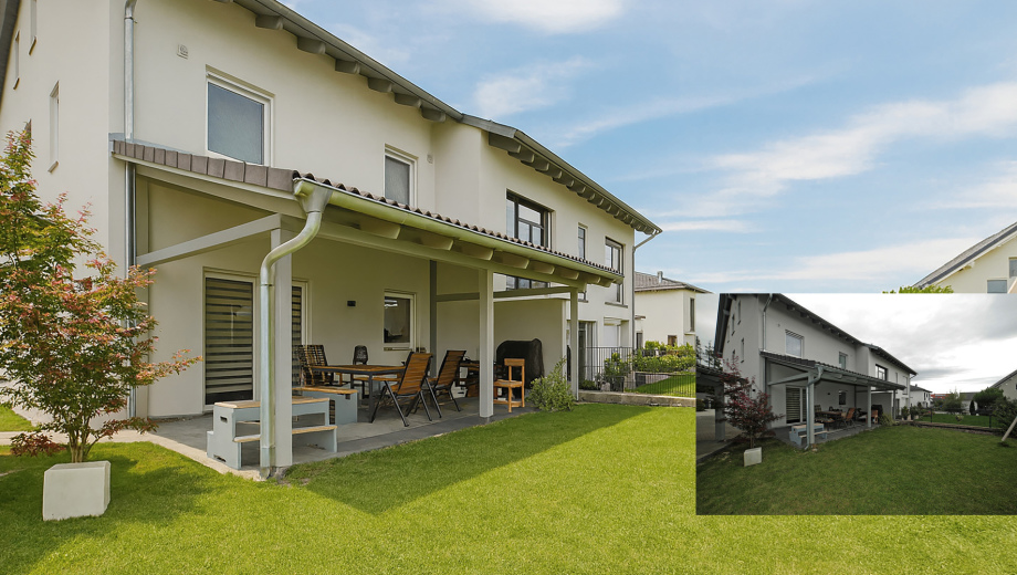 Ein Foto mit Sonnenschein bearbeitet