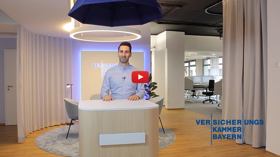 Eine Versicherung stellt sich mit einem Video vor