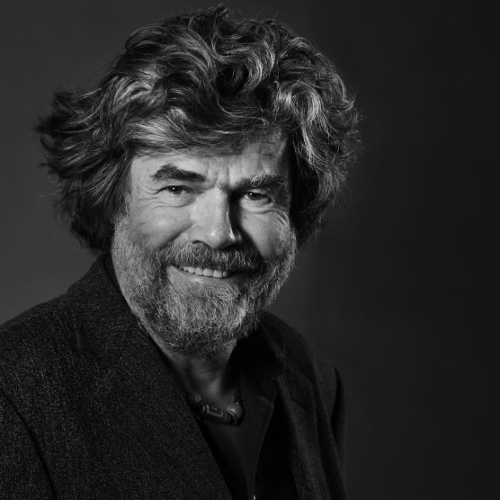 Portrait des Bergsteigers Reinhold Messner