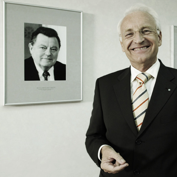 Portrait des Politikers Edmund Stoiber