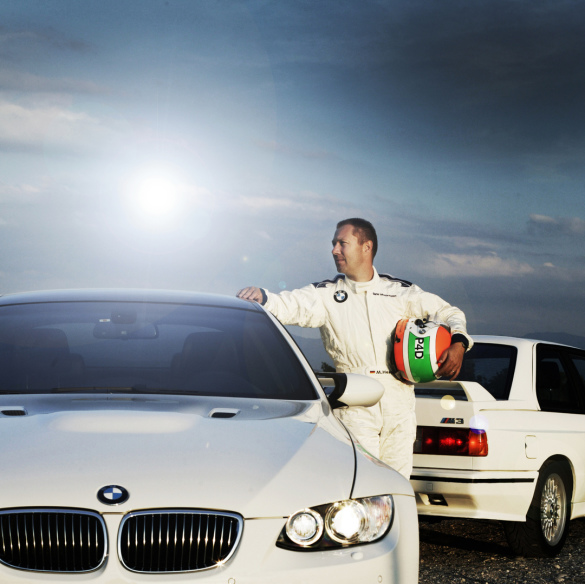 Portrait des Rennfahrers Marc Hessel