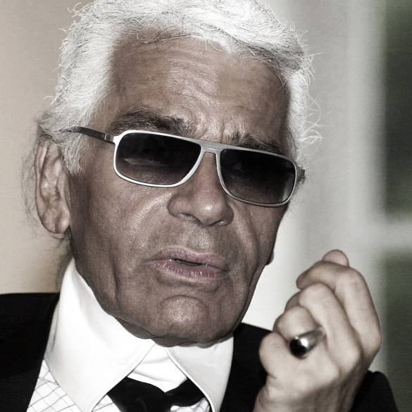 Portrait des Designers Karl Lagerfeld